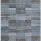 Homeroots 9' X 12' Blue Denim Blue And Brown Striped Washable Indoor Outdoor Area Rug 615480 - alternate 3