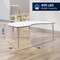 Flash Furniture Wren 72 in x 48 in Kidney Adjustable Height Activity Table, Thermal Laminate Top, Short Legs, White XU-A4872-KIDNY-WHT-T-P-GG - alternate 4