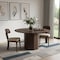 Homeroots 52" Brown Wood Pedestal Base Round Top Dining Table 720954 - alternate 4