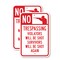Signmission No Trespassing Violators will be Shot Survivors will be, 12'' X 18'', Heavy Gauge Aluminum, 2PK A-1218-2PACK-2779 - alternate 1