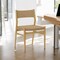 Homeroots Five Piece Oak Oval Dining Set with Four Chairs 571723 - alternate 5