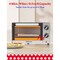 Betty Crocker 9L Toaster Oven, 2-Slice Toaster with Chrome Plated Front, Stainless Steel Handle BC-5665B - alternate 5
