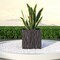 Leisuremod Verdura Square Fiberstone & MgO Clay Planter with Cover, Weatherproof, No Assembly VP22DBL - alternate 5