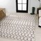 Jonathan Y Ourika Moroccan Geometric Textured Weave Cream/Black 10 ft. x 14 ft. Indoor/Outdoor Area Rug SMB108I-14 - alternate 3