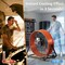 Edendirect 30in. 3 Speeds, 14000 CFM Industrial Drum Fan, 360 Deg Tilt, Orange ZRFGD-30T-Orange - alternate 4