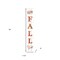 Homeroots 72in White And Orange Solid Wood Happy Fall Porch Sign 634308 - alternate 3