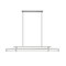 Z-Lite Benoit Brushed Nickel 1 Light Linear Chandelier 1959-54L-BN-LED - alternate 2