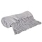 Homeroots 50" X 60" Gray Woven Cotton Herringbone Throw Blanket with Fringe 548946 - alternate 3