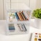Martha Stewart Brody 2 Pack Plastic Stackable Office Desktop Organizer Boxes with Drawer, 6 x 7.5 BE-PB4512-2-CLR-MS - alternate 6