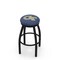 Holland Bar Stool Co 30" Blk Wrinkle Georgia Tech Swivel Bar Stool, Accent Ring L8B2B30GATech - alternate 1