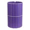Happimess Cecil Modern 4.13-Gallon Faux Wicker Cylinder Waste Basket, Purple/White HPM1100E - alternate 5