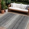 Homeroots 10' X 14' Gray And Charcoal Abstract Washable Indoor Outdoor Area Rug 599969 - alternate 1