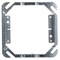 Abb 4 in Square Box Cover, 3/4 in Raised for Two Devices, 10PK 52 C 52 3/4 - alternate 1
