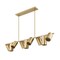 Z-Lite Lumina Modern Gold 9 Light Linear Chandelier 7520-9L-MGLD - alternate 5