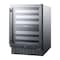 Summit 24in Wide Built-In Wine Cellar SWC532BLBISTCSS - alternate 3
