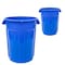 Magnum Tool 55 Gallon Trash Can, High-Vis Blue, Construction Grade, Heavy Duty Plastic, 2PK CMTC-C000-55B02 - alternate 1