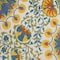 Homeroots 6' X 9' Ivory Blue Yellow And Orange Floral Indoor Outdoor Area Rug 546813 - alternate 4