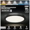Feit Electric Edge-Lit 11'' Matte Black Round 6-Way LED Flush Mount Light 74210/6WY/BK - alternate 1