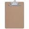 Universal Hardboard Clipboard, 1" Capacity, 8 1/2 x 11, Brown, 3PK UNV40304VP - alternate 1