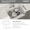 Wrightmaster 30" Apron-Front Farmhouse Single Bowl White Ceramic Kitchen Sink w/Bottom Grids and Basket Strainer ZOR-AW302010DS - alternate 3