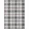 Homeroots 3' X 5' Black Ivory And Red Plaid Washable Indoor Outdoor Area Rug 597081 - alternate 3