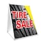 Signmission Tire Sale1, 36 Inch x 24 Inch A-frame Yard Sign, Plastic Sign SBC-2436-Tire Sale1 - alternate 1