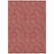 Homeroots 8' X 10' Red And Ivory Geometric Washable Indoor Outdoor Area Rug 602392 - alternate 6