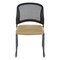Office Star Products ProGrid Titanium & Black Visitors Chair, Sled Base, Dillon Brown 86725R-R104 - alternate 3