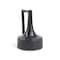 Homeroots 10" Black Ceramic Jug Vase 608289 - alternate 2