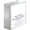 Business Source Ring Binder, White, Clear Sleeve BSN26963 - alternate 1