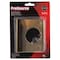 Prosource Door Reinforcer, 2-3/8 in Backset, 1-3/8 in Thick Door, Steel, Brass, 4-1/2 in H, 4 in W HSH-042SBP-PS - alternate 2