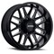 Ultra WHEELS 18 Inch Diameter x 9 Inch Width 8 x 170 Millimeter 8 x 669 Inch Bolt Pattern 231-8987BM+12 - alternate 1