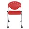 Regency Rico Classroom Training Mobile Stack Chair Armless - Red, 4PK K305-RD-4PK - alternate 4