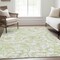 Homeroots 8' X 10' Sage Green And Ivory Paisley Washable Indoor Outdoor Area Rug 588657 - alternate 5