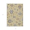 Homeroots 8' X 10' Gold Brown And Blue Floral Washable Indoor Outdoor Area Rug 606155 - alternate 7
