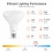 Euri Lighting BR40 LED Flood Bulb, 11W, 1000 lm, 75W Eq., 5000K, E26, Dimmable, CEC, UL EB40-11W5050cec - alternate 2