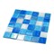 Apollo Tile Mingles 12 in. x 12 in. Glossy Blue and White Glass Mosaic Wall and Floor Tile 20 sqft/case, 20PK MIX4888BL593A - alternate 7