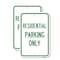 Signmission Reserved Parking Sign Residential Parking Only, 18'' X 24'' 2 Signs, Heavy Gauge Aluminum, 2PK A-1824-2PACK-23034 - alternate 1