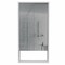 Homeroots 18" White Wood Floating Single Door Bathroom Vanity And Medicine Cabinet With Mirror 478208 - alternate 3