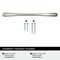 Amerock Vaile 6-5/16 inch (160mm) Center-to-Center Satin Nickel Cabinet Pull, 25PK 25VMP37232G10 - alternate 2