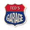 Signmission Ted's Garage, 6 Inch X 6 Inch, Plastic Sign SHI-P-6-383-TED - alternate 1
