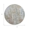 Homeroots 8' Ivory Blue And Gold Round Abstract Washable Indoor Outdoor Area Rug 643627 - alternate 3