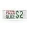 Signmission Pizza Slice $2, 18 Inch x 48 Inch, Vinyl Banner B-30806 - alternate 1
