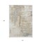 Homeroots 10' X 14' Ivory And Beige Abstract Washable Indoor Outdoor Area Rug 609207 - alternate 6