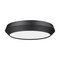 Z-Lite Quasars Matte Black 1 Light Flush Mount 7701F16-MB-LED - alternate 3