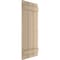 Ekena Millwork Rustic Three Board Joined Board-n-Batten Knotty Pine Faux Wood Shutters, 16 1/2W x 48H, PR SHUBJS16X48KPPR - alternate 11