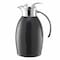 Service Ideas Nicollet Series 1-Liter Stainless Vacuum Insulated Carafe with Push Button Lid in Radiant Black NIC10BSPBBL - alternate 3
