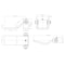 Mytee Products 7-1/8in Heavy Duty Greaseable Strap Style Truck Trailer Cargo Dump Door Hinge, 4PK DTR-HINGE-718x4 - alternate 5