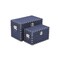 Homeroots Set of Two Blue Solid Wood Box With Lid, 2PK 489399 - alternate 3