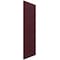 Ekena Millwork True Fit PVC Horizontal Slat Framed Modern Style Fixed Mount Shutters, Wine Red, 18W x 28H, PR TFP001HF18X028WR - alternate 9